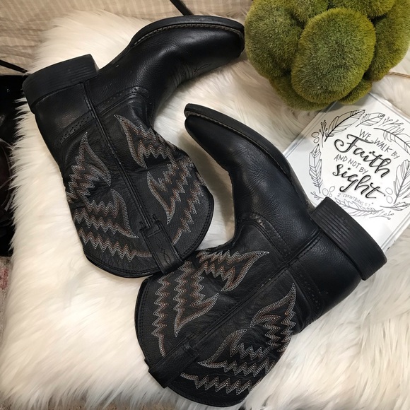 🚨Sold🚨Ariat Big Kids Western Tycoon Boots. Sz 2 Black - Picture 4 of 15